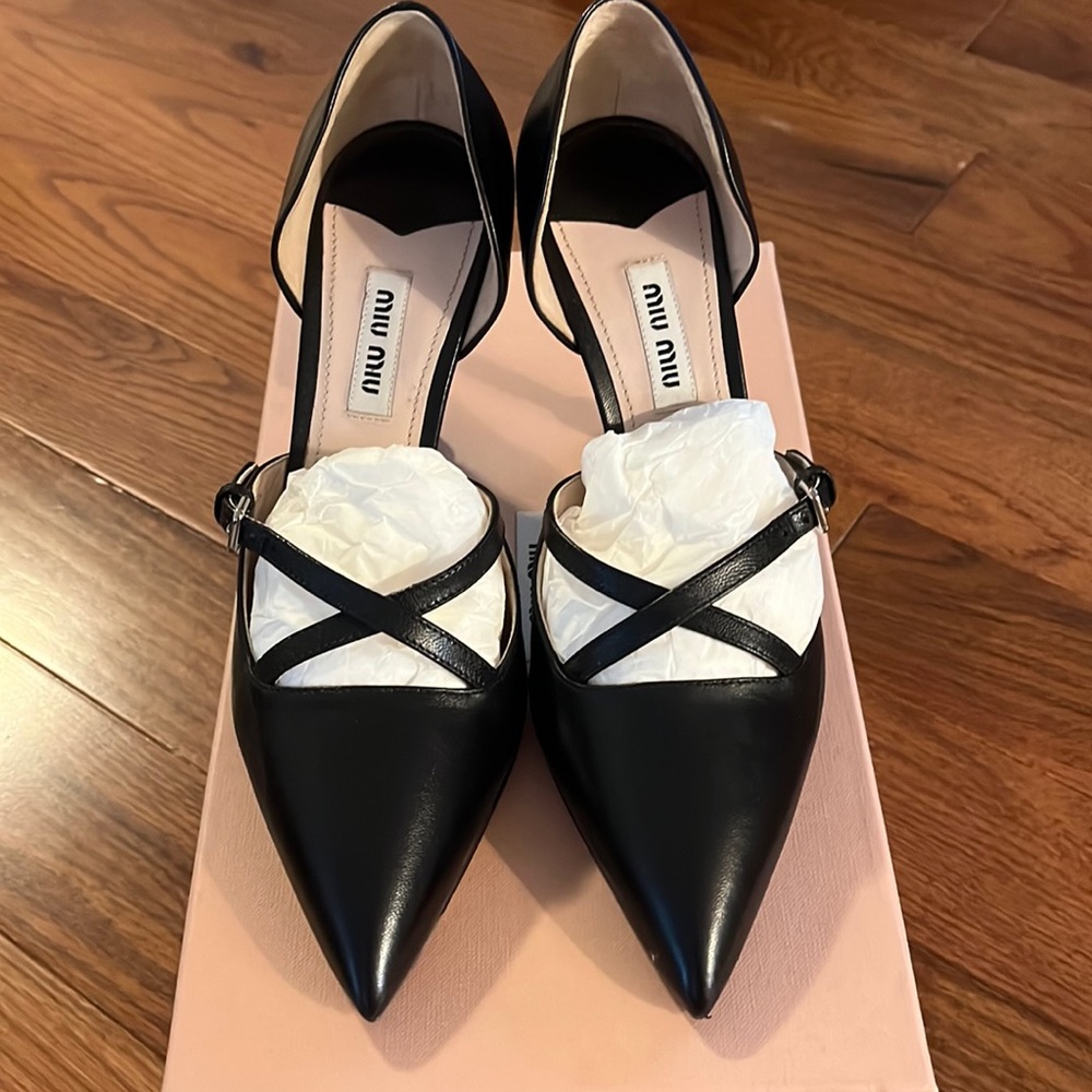 MIU MIU BLACK SHOES